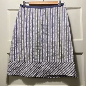 Halogen seersucker-style skirt, size 2